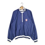 80s ニューヨークヤンキース ヴィンテージ ナイロンジャケット アノラック プルオーバー LOGO7 MLB NEW YORK YANKEES サイズM 古着 DZ0763