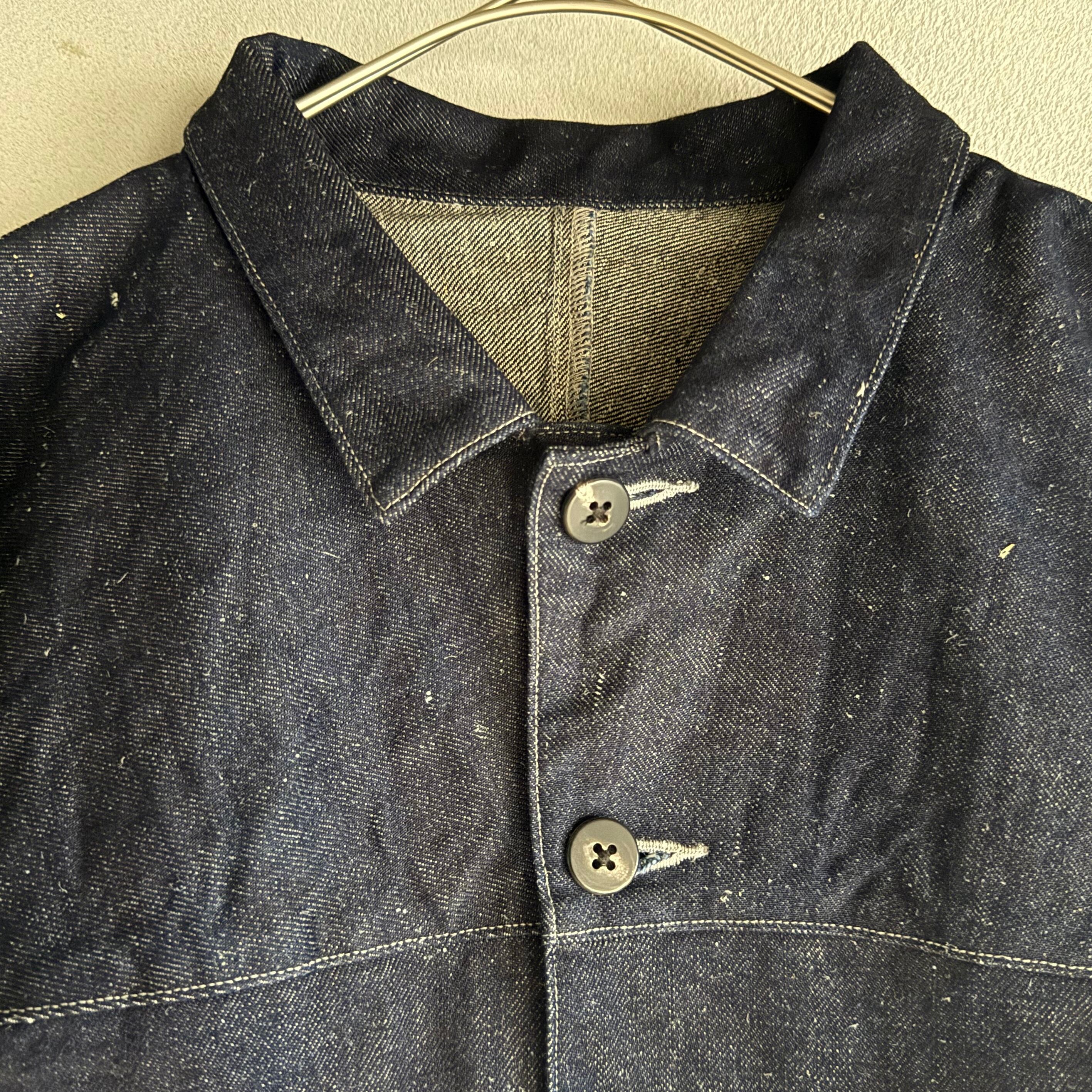 MITTAN JK-75 OC大麻デニムジャケット 紺 | Routes*Roots