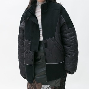 Quilted designer coat <2colors>
