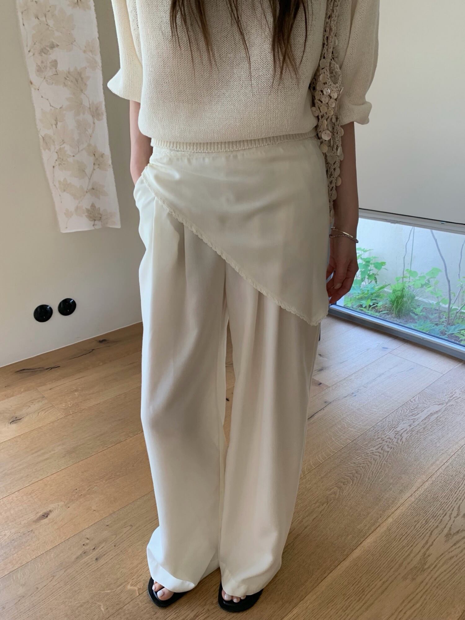 (予約)poster / Le Mans Linen Slacks / 2color