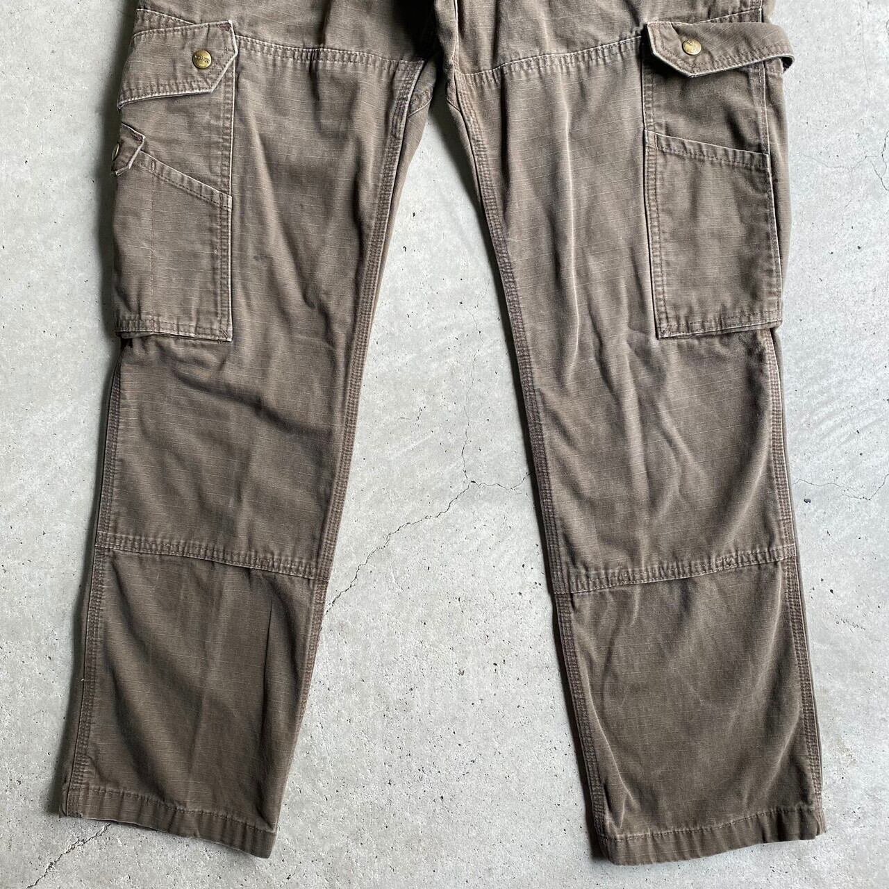 carhartt カーハート ダブルニー カーゴパンツ ワーク カーキ W32 Carhartt カーハート ダブルニー コットン リップストップ カーゴ