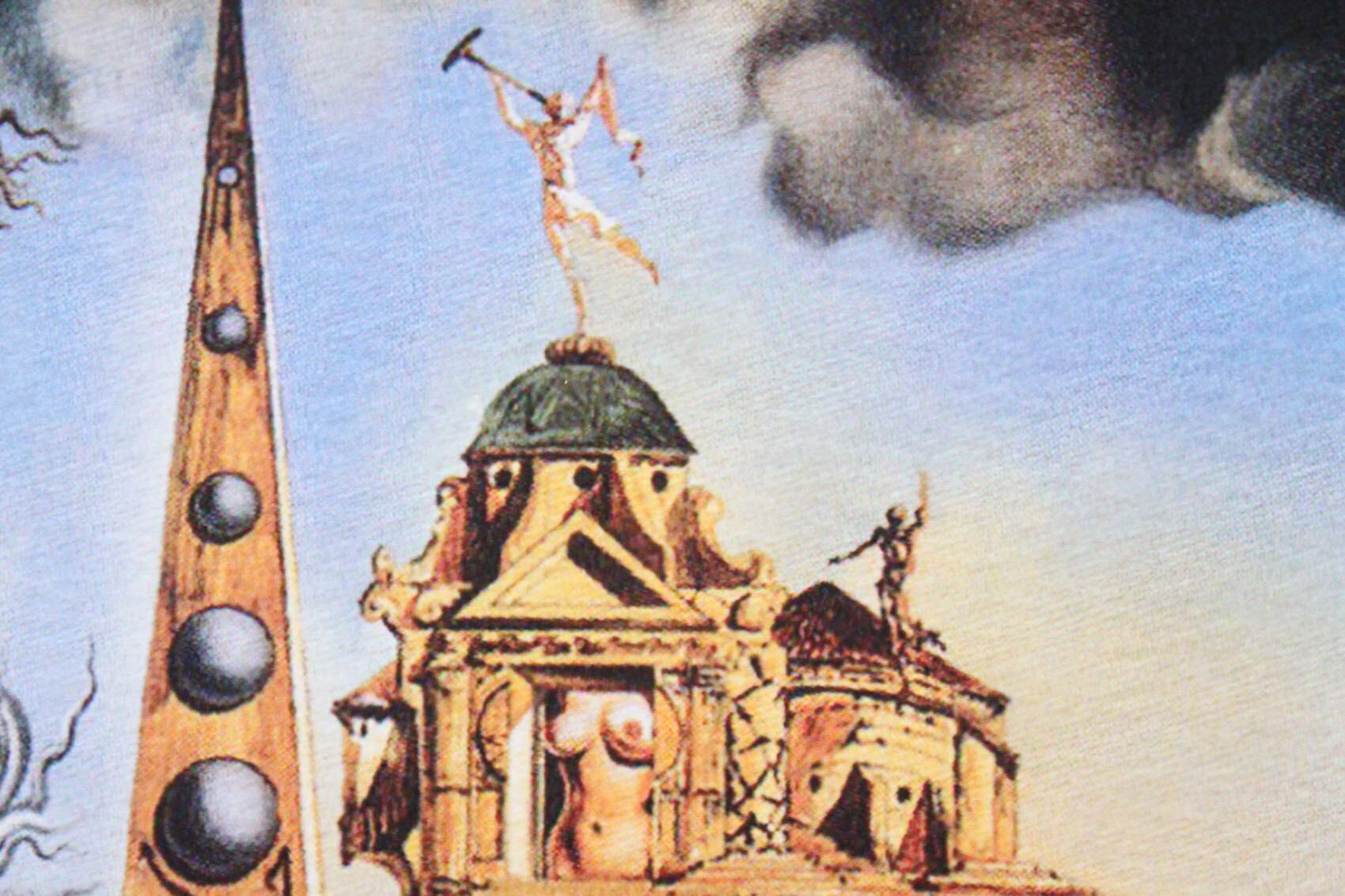 サルバドール ダリ「セント アンソニーの誘惑」額縁4色選択可能 作品