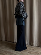 geometric pattern acrylic remake knit-5139-1