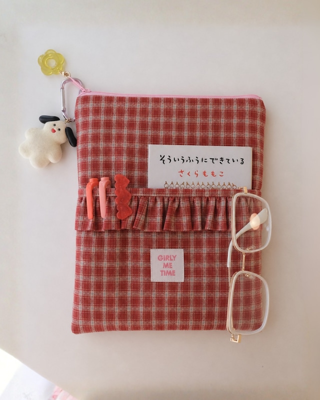 Multi Journal Pouch |  マルチ ジャーナルポーチ【cherry mood】