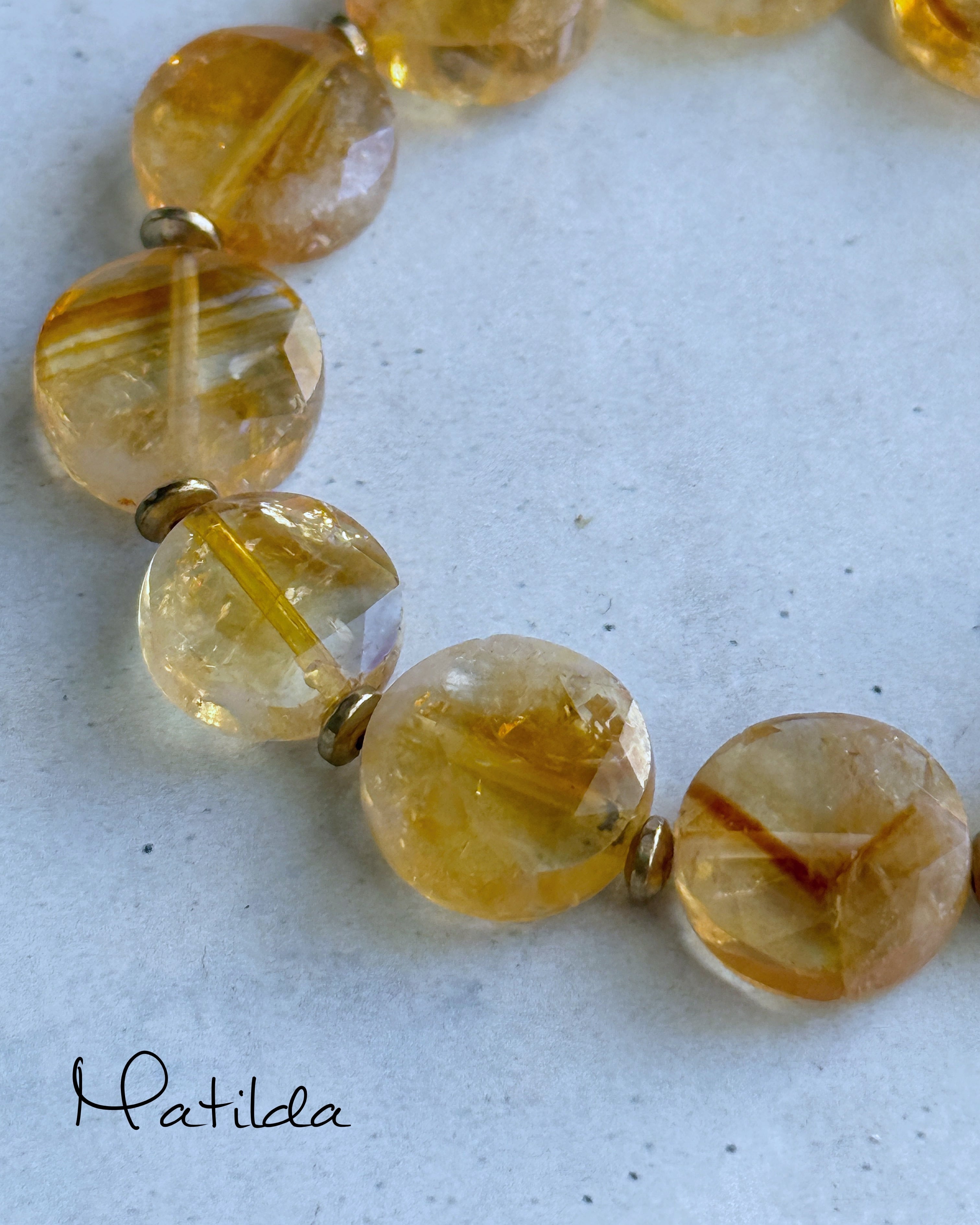 tumble bracelet(シトリン)