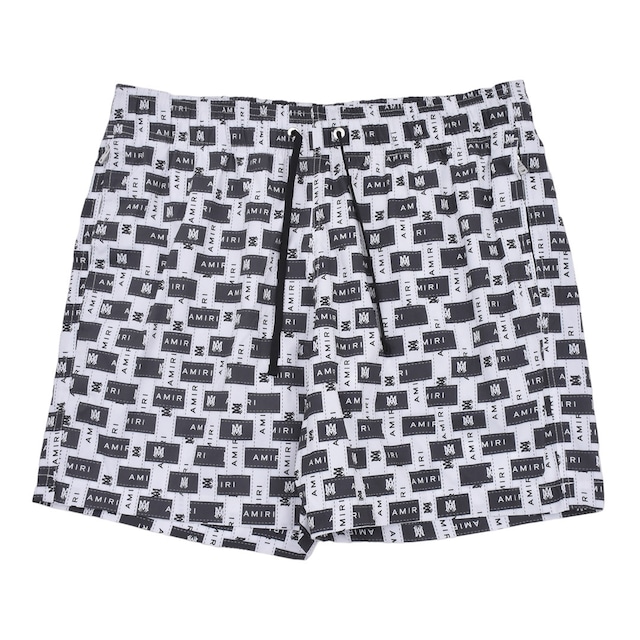 【AMIRI】AMIRI INTERWEAVE SWIMTRUNK(BLACK/WHITE)