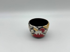 伊藤千穂　「煌赤富士」ぐい吞