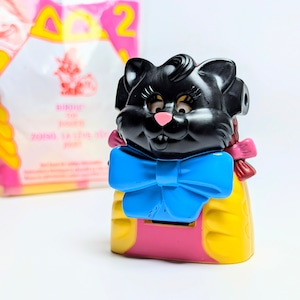 ☆ DEADSTOCK / VINTAGE 1998☆【 McDonald's ( マクドナルド ) 】1998年海外マクドナルドミールトイ『 Haunted Halloween ホーンテッド・ハロウィン 』バーディー 黒猫 未開封 / キャンディディスペンサー / ハッピーミール 〚アメリカン雑貨 アメトイ〛