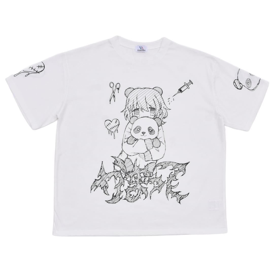 6/22 完売→再入荷！】新作☆パンダガールTシャツ ※近日再入荷