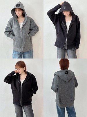 ダンボール ダブルジップパーカー ¥7,900+tax