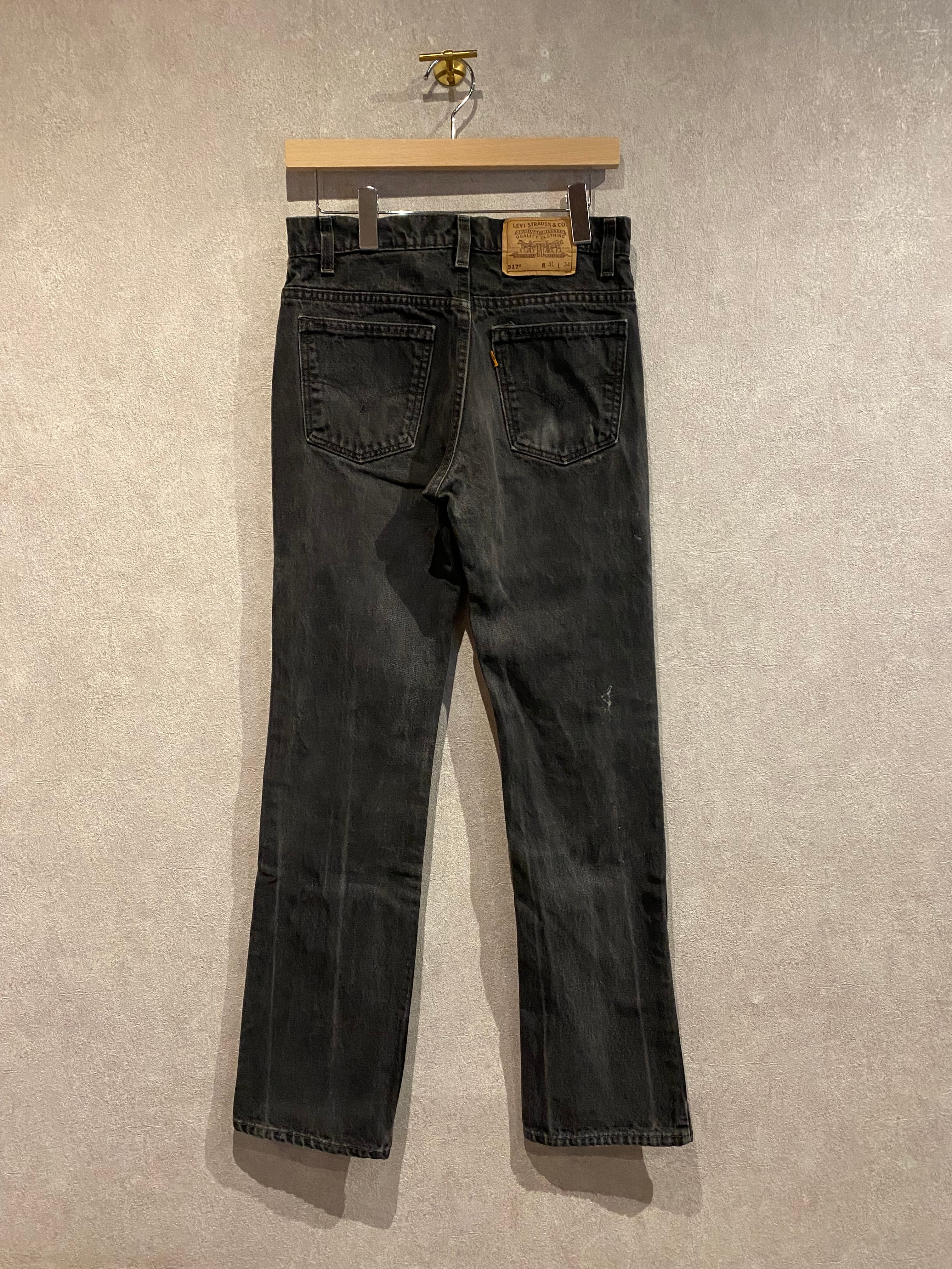 90's USA製 Levi's 517 Black Denim （W31 L34） | CALM