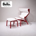 天童木工 ラウンジチェア 日本製 Souve Easy Chair スーヴ イージーチェア オットマンセット モダン デザイナーズ チェア / 関連:アクタス