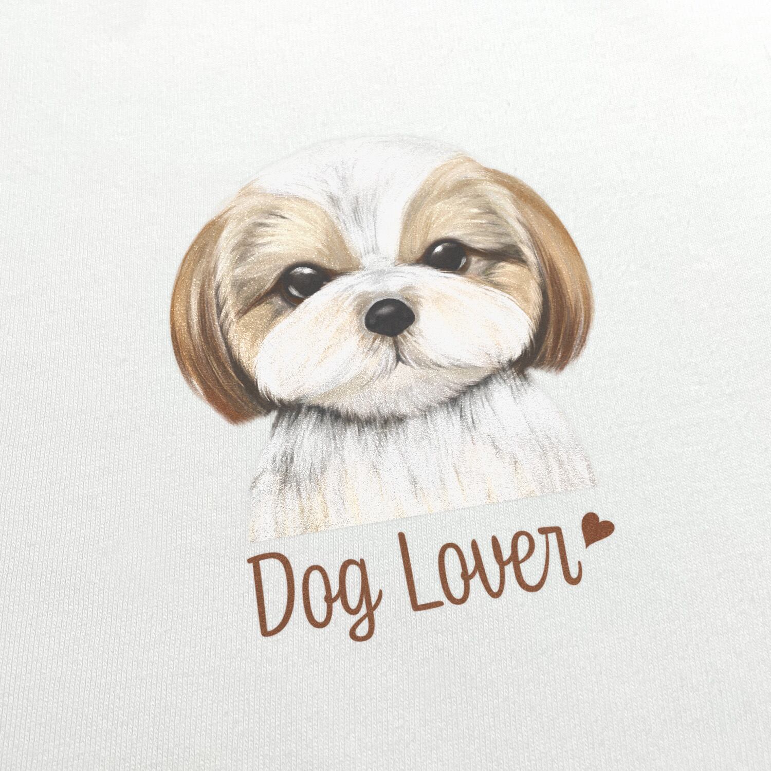 シーズー 水彩画風 毛色3色 】 Tシャツ おしゃれ かわいい 犬 ペット