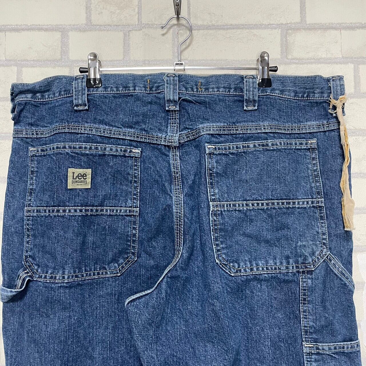 W38×L30#裾上げ済み】Lee デニムペインターパンツ コットン100 W38×L30#裾上げ済み】Lee デニムペインターパンツ コットン100