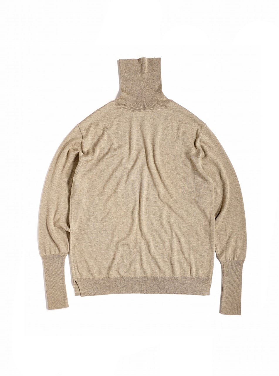 Silk Cashmere High Neck P/O