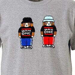 WANNDMC / Tシャツ / なかしまともみ /  -GRAY/LIGHTBLUE/SAND-