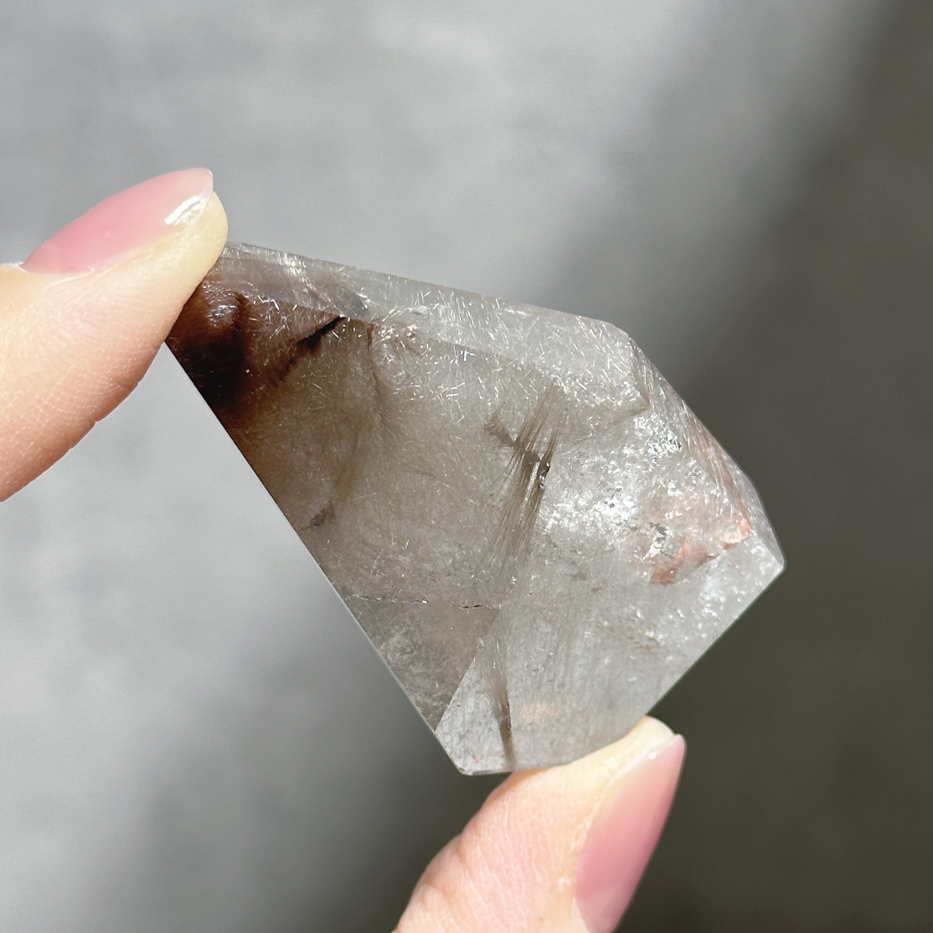 天然石　ルチルクォーツ　フリーフォーム　原石 ルチルインクォーツ フリーフォーム32◇ Rutile in Quartz◇天然石