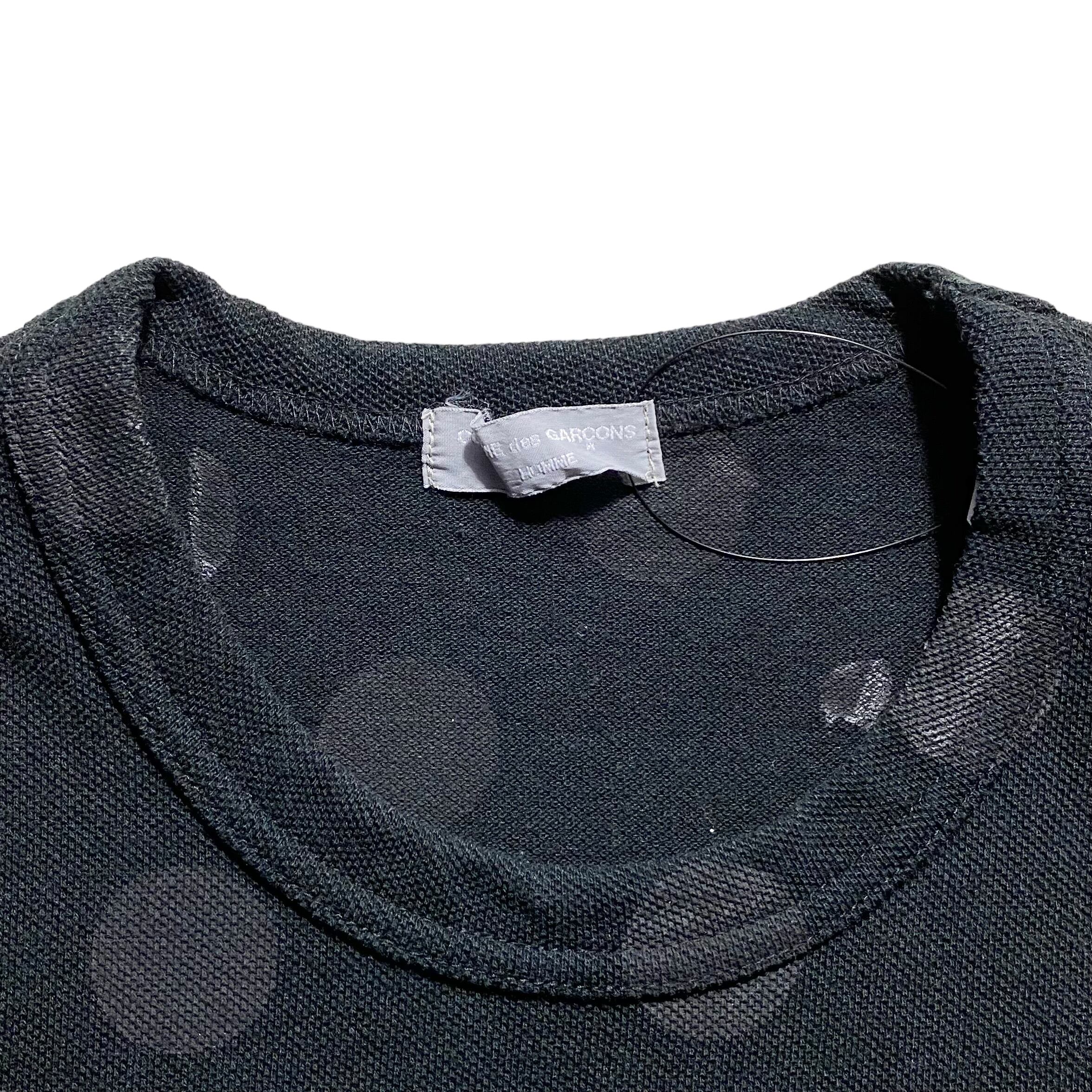 AD2000 COMME des GARCONS HOMNE logo tee | NOIR ONLINE