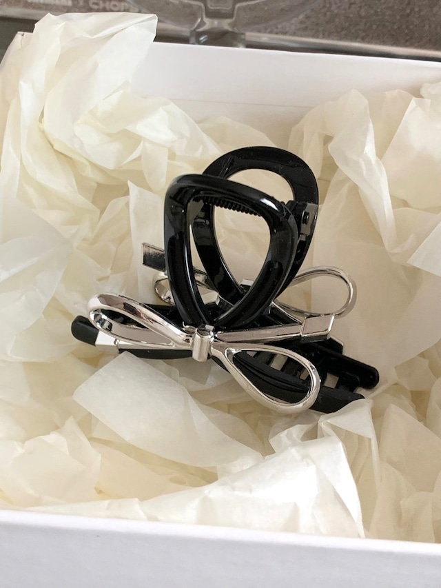 half ribbon hair clip No.Z050 ㆍ