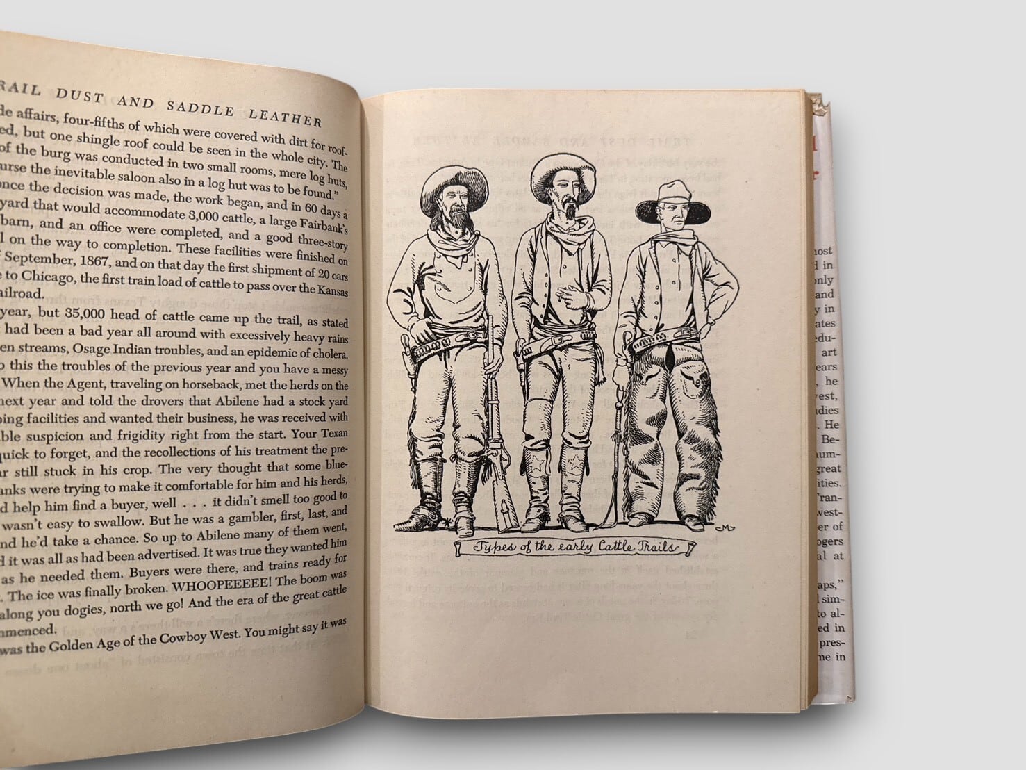 SH066】【FIRST EDITION】Trail Dust and Saddle Leather(1946) /Jo