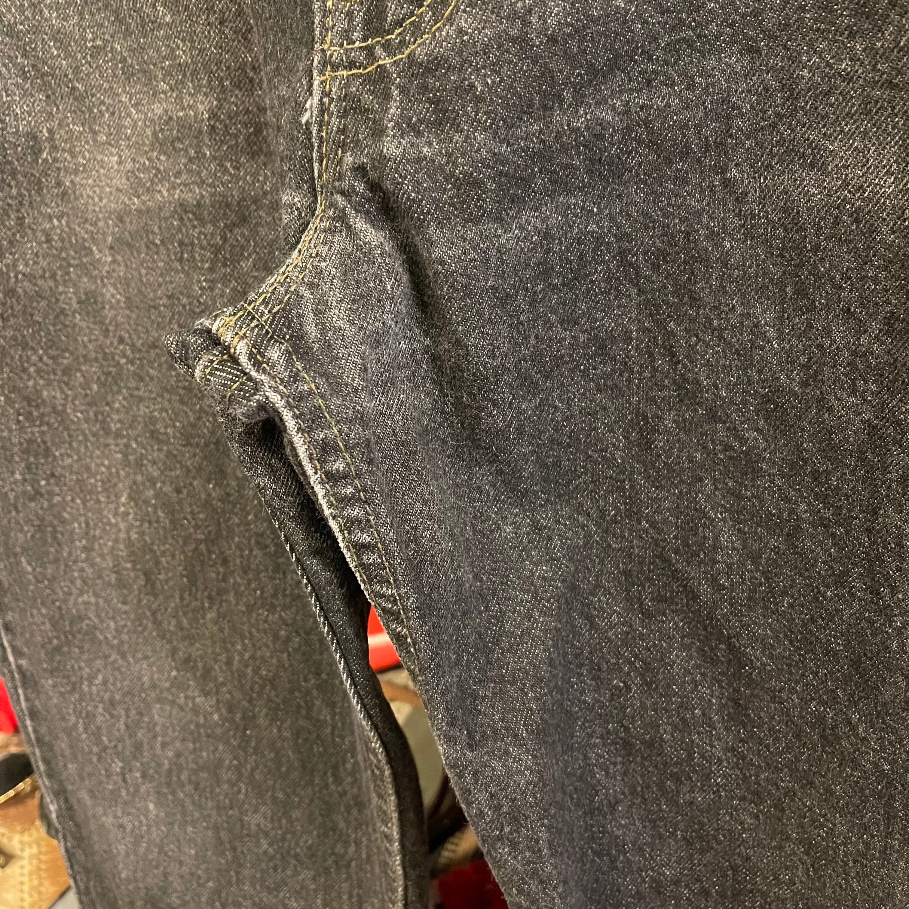 80s Levis 505 Black Denim Pants 先染め | VOSTOK