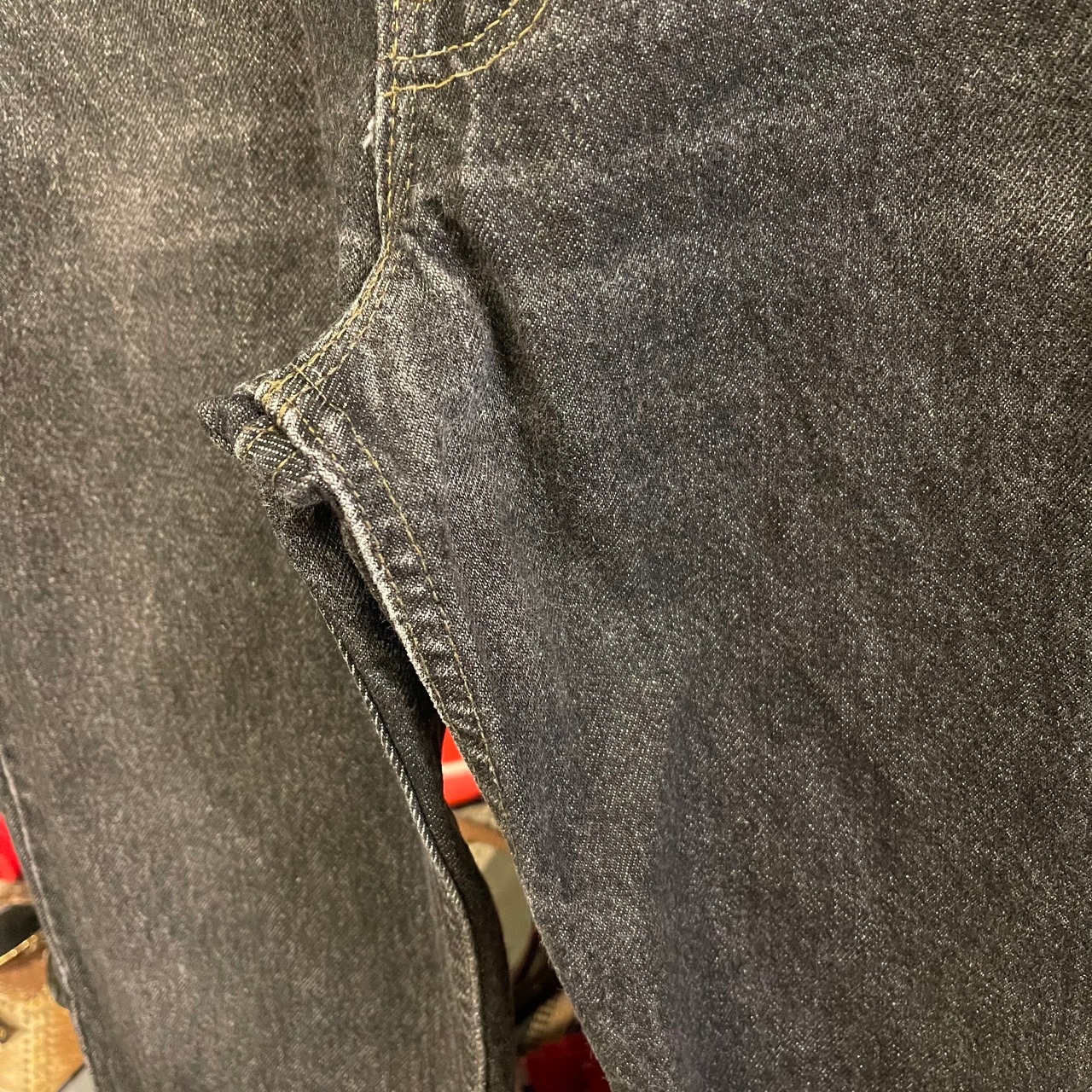 80s Levis 505 Black Denim Pants 先染め | VOSTOK