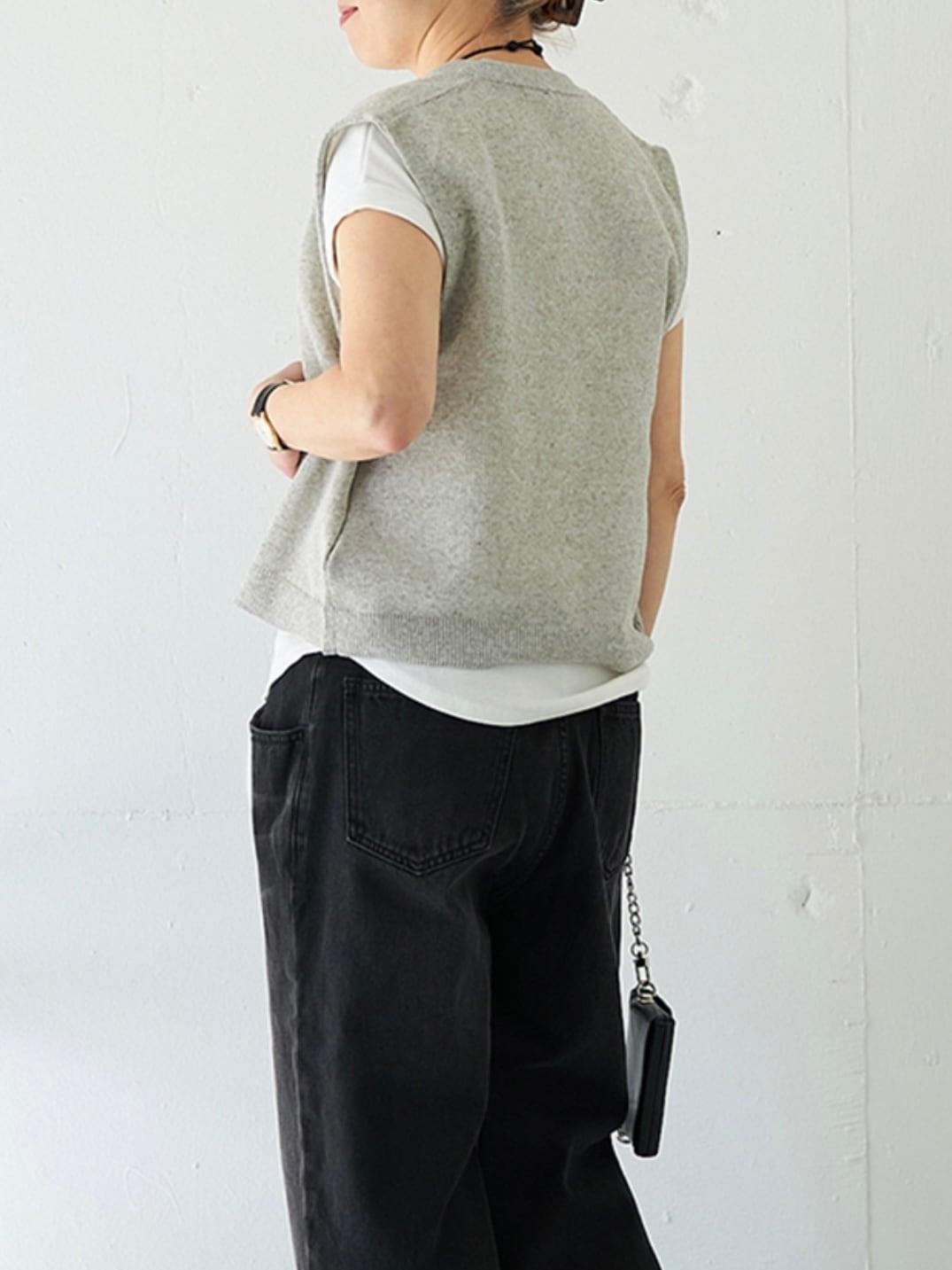 送料無料】YENN(イエン) LINEN SHEER VEST リネンシアーベスト 麻