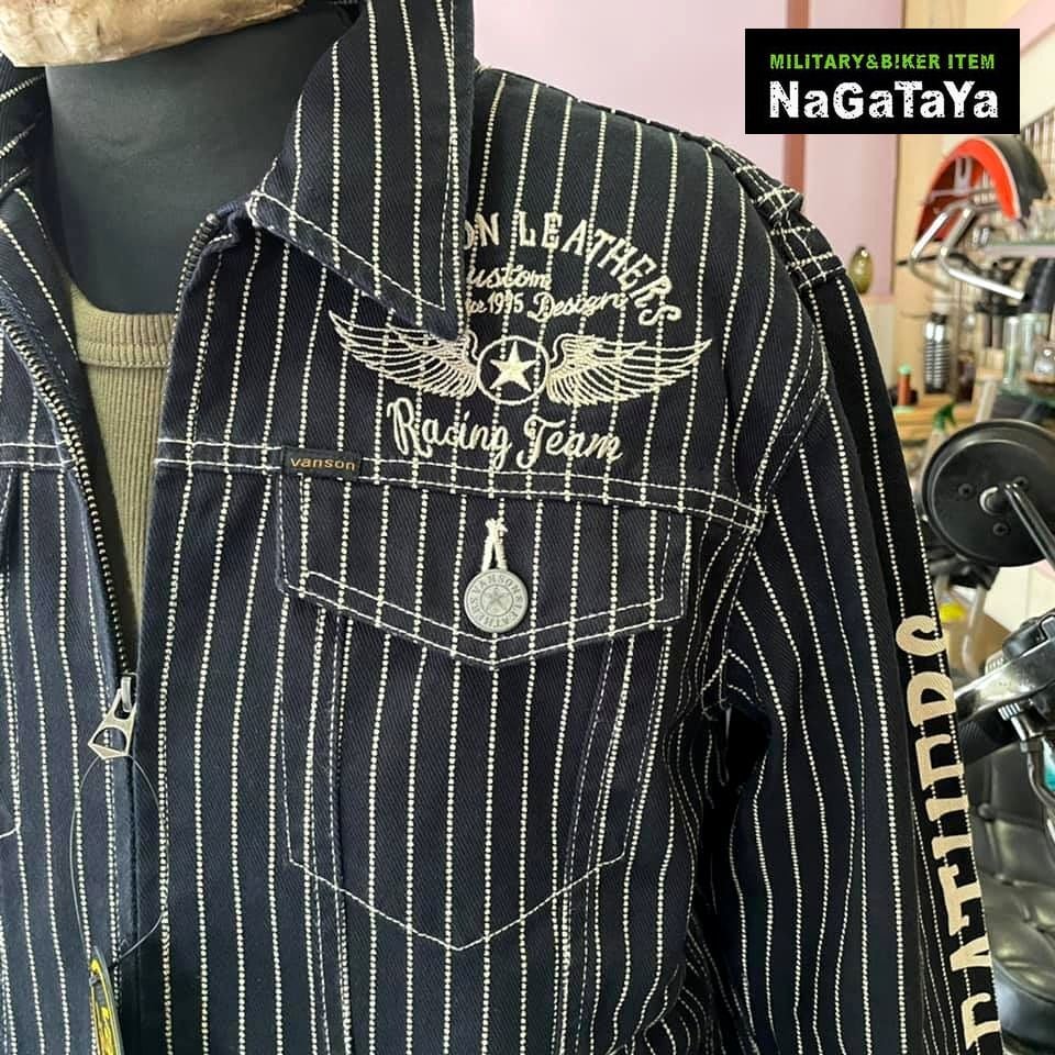 VANSON バンソン NVAO-301NC オールインワン フライング ロゴ刺繍 