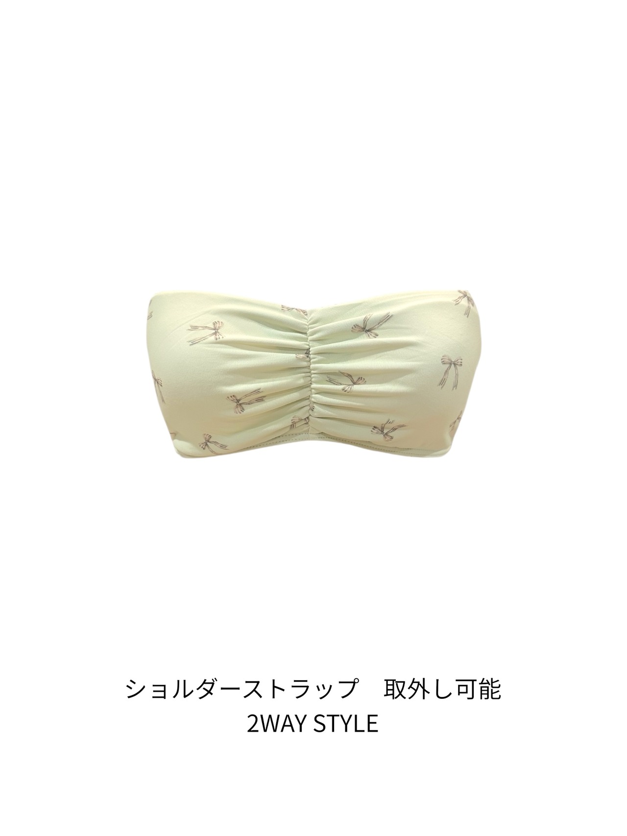 ギャザーバンドゥビキニTOP《Classic ribbon》 - 6