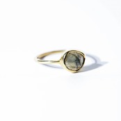 【9号】ラブラドライト リング（プチ）