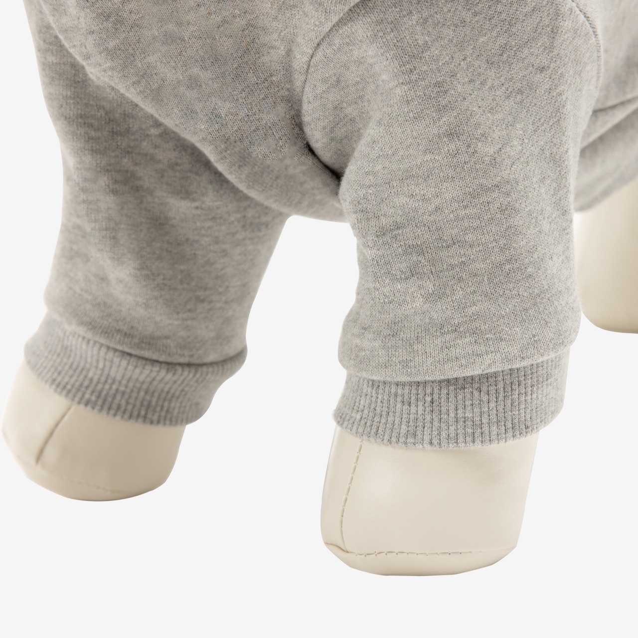 PET HALF SLEEVE FRENCH TERRY PARKA WHITE