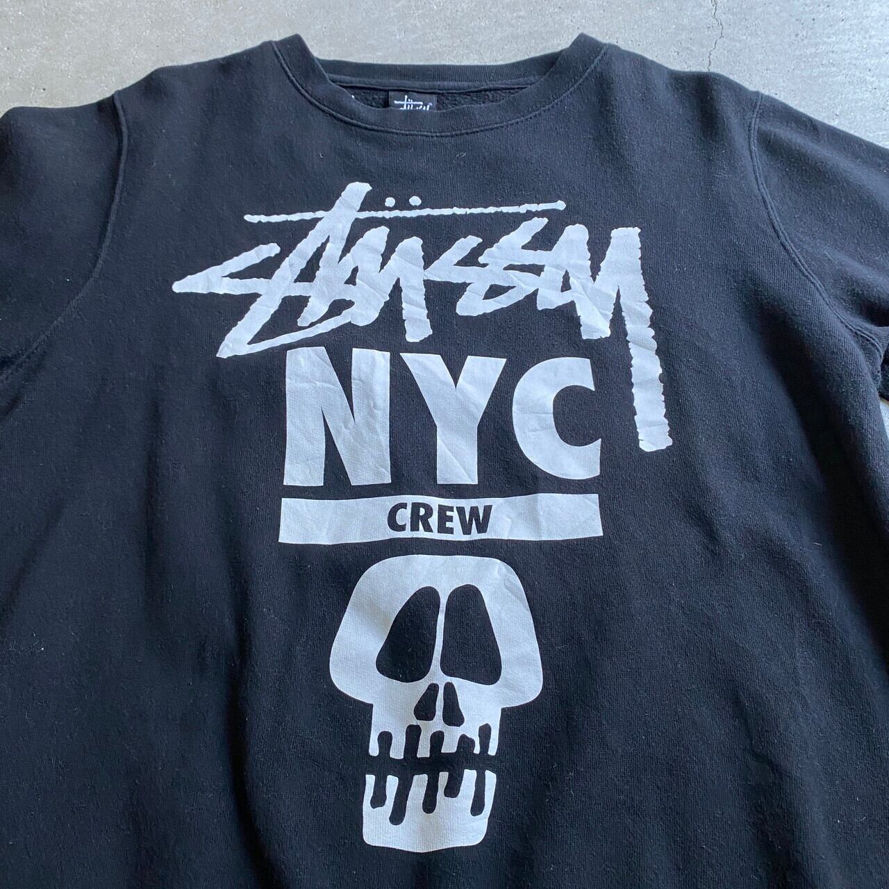 Stussy ステューシー WORLD TOUR スウェット メンズS 古着トレーナー