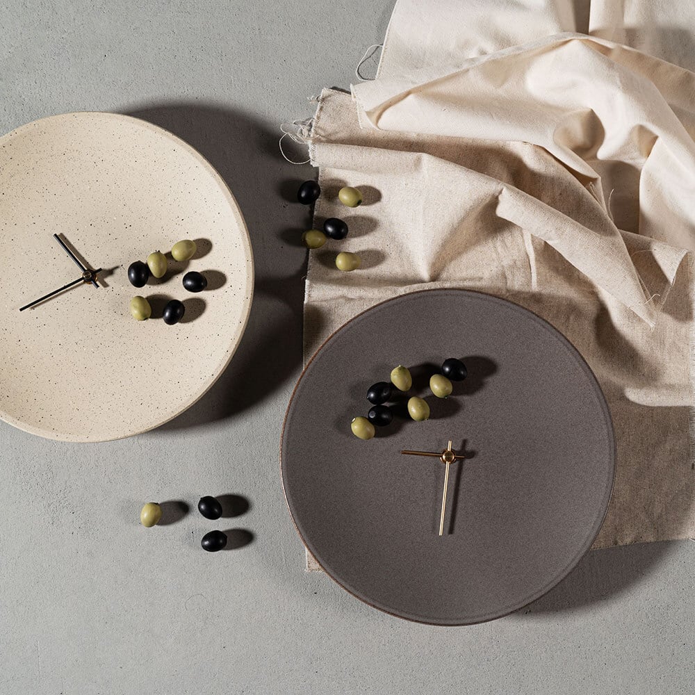 時計 壁掛け 静音 美濃焼 日本製 陶器 焼き物 掛け時計 | FIGARO