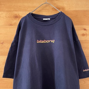 【billabong】袖 胸 バックプリント Tシャツ ロゴ XL ビッグサイズ サーフィン ビラボン US古着 アメリカ古着