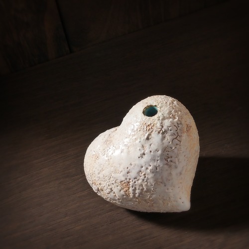 ハートの花入れ suger coated no.2