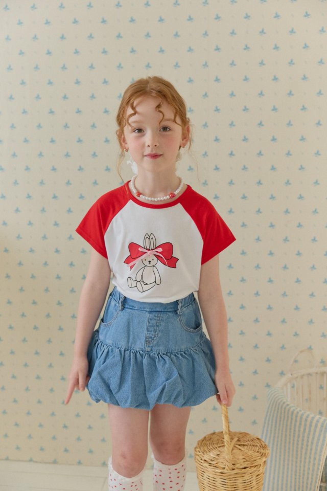 [BERRY BERRY] Denim Balloon Skirt / [베리베리] 데님벌룬스커트