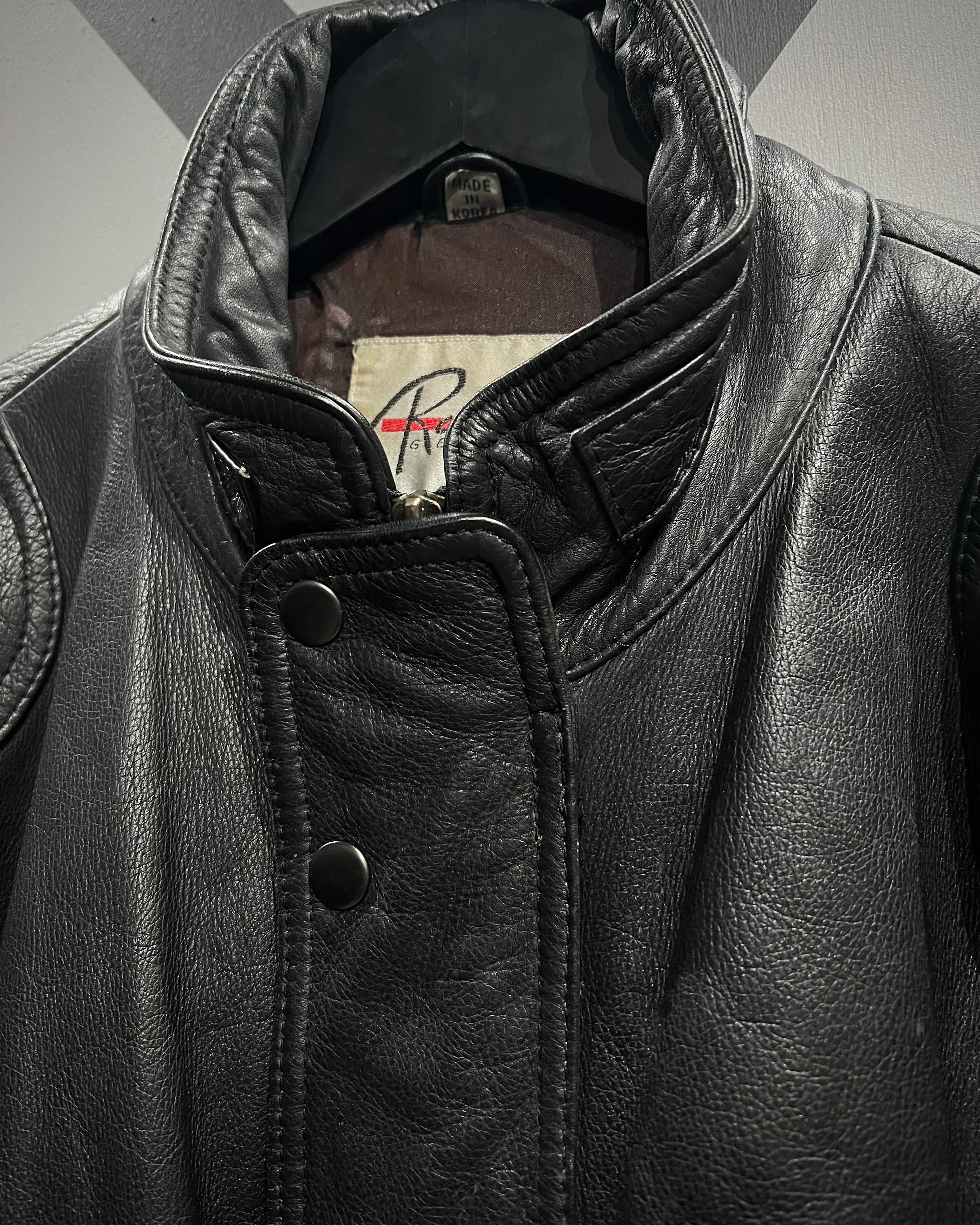 X VINTAGE】80's Flight Detail Vintage Leather Jacket | Caka(カカ