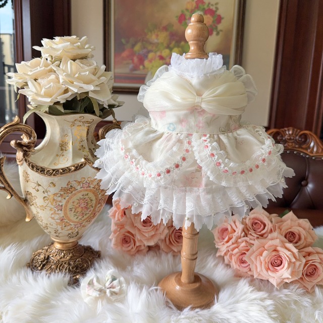 ブロッサムレースのエレガントプリンセスドレス　00853