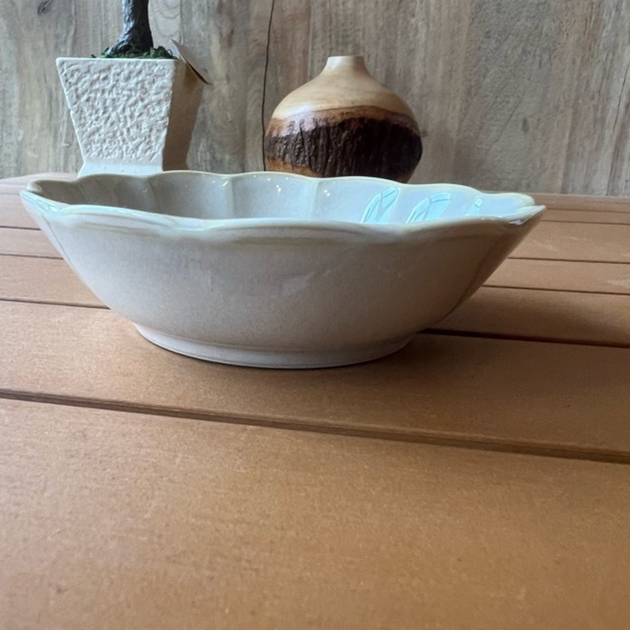 Vintage小鉢　White　美濃焼　ホワイト　ケーキ皿　ボウル　パスタ皿　深皿　和食器　陶器　織部