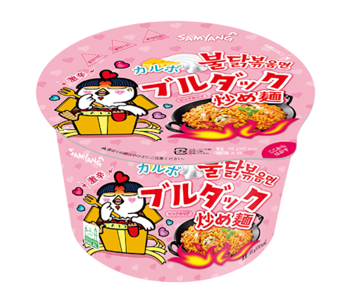 カルボナーラブルダック炒め麺BIGカップ　105g