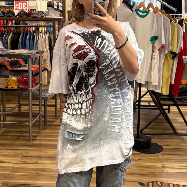 【Harley-Davidson/ハーレーダビッドソン】リメイク Tシャツ