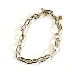 New Oval Link Chain Bracelet  (Men's)