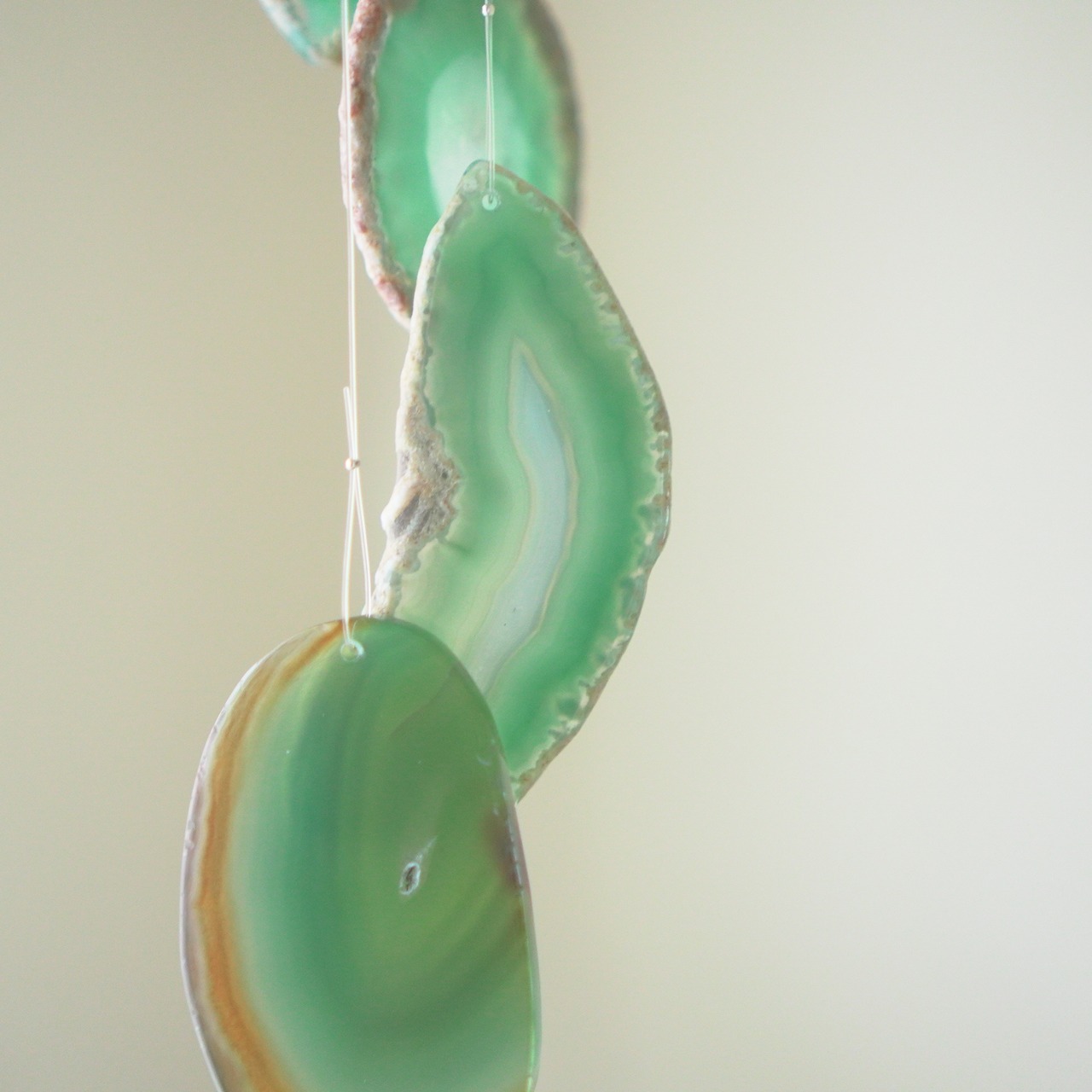 HANAMOEGI - アゲートヒーリングチャイム / Agate Sun Catcher Wind Chime 562