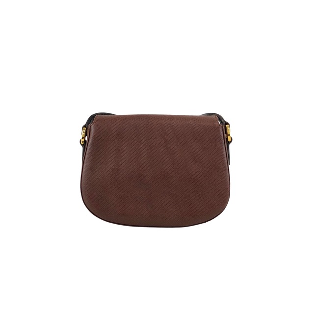 Salvatore Ferragamo サルヴァトーレ フェラガモ ショルダーバッグ ブラウン ロック レザー vintage ヴィンテージ オールド 6kbanu