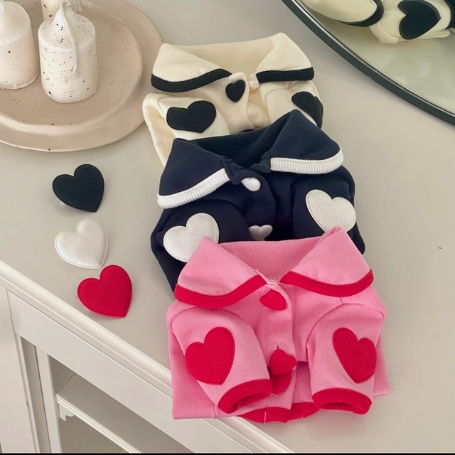 　予約【Hug me】Heart  cardigan