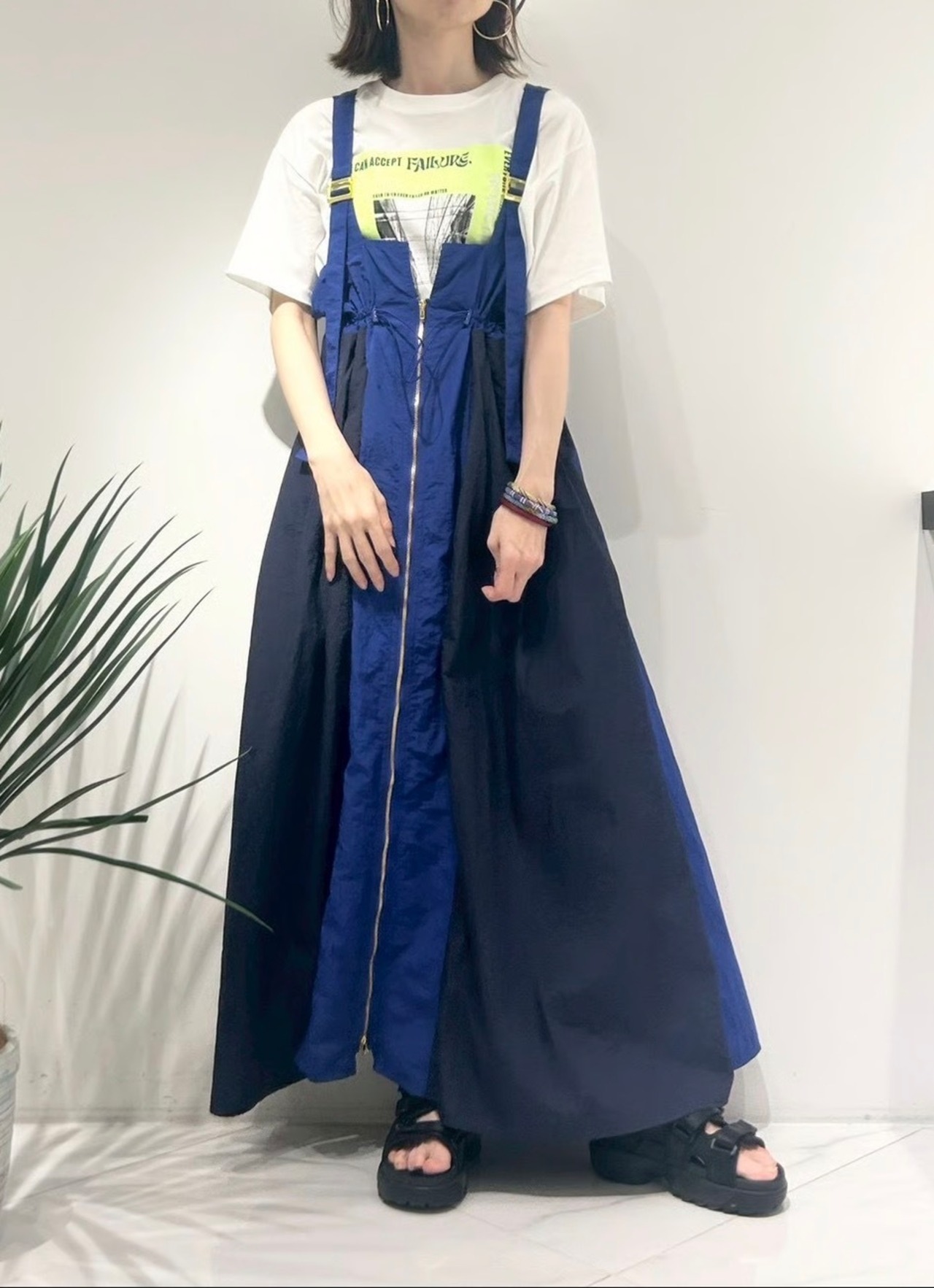 リズレイ RISLEY risley 2WAYジャンバースカート