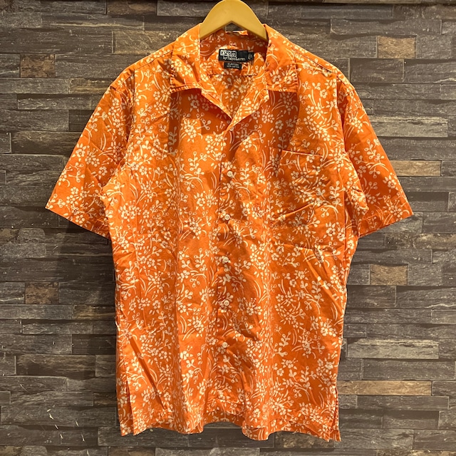RALPH LAUREN CLAYTON 総柄 SHIRT ORANGE
