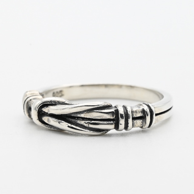 Sophisticated Rope Knot Design Ring #13.0 / Denmark