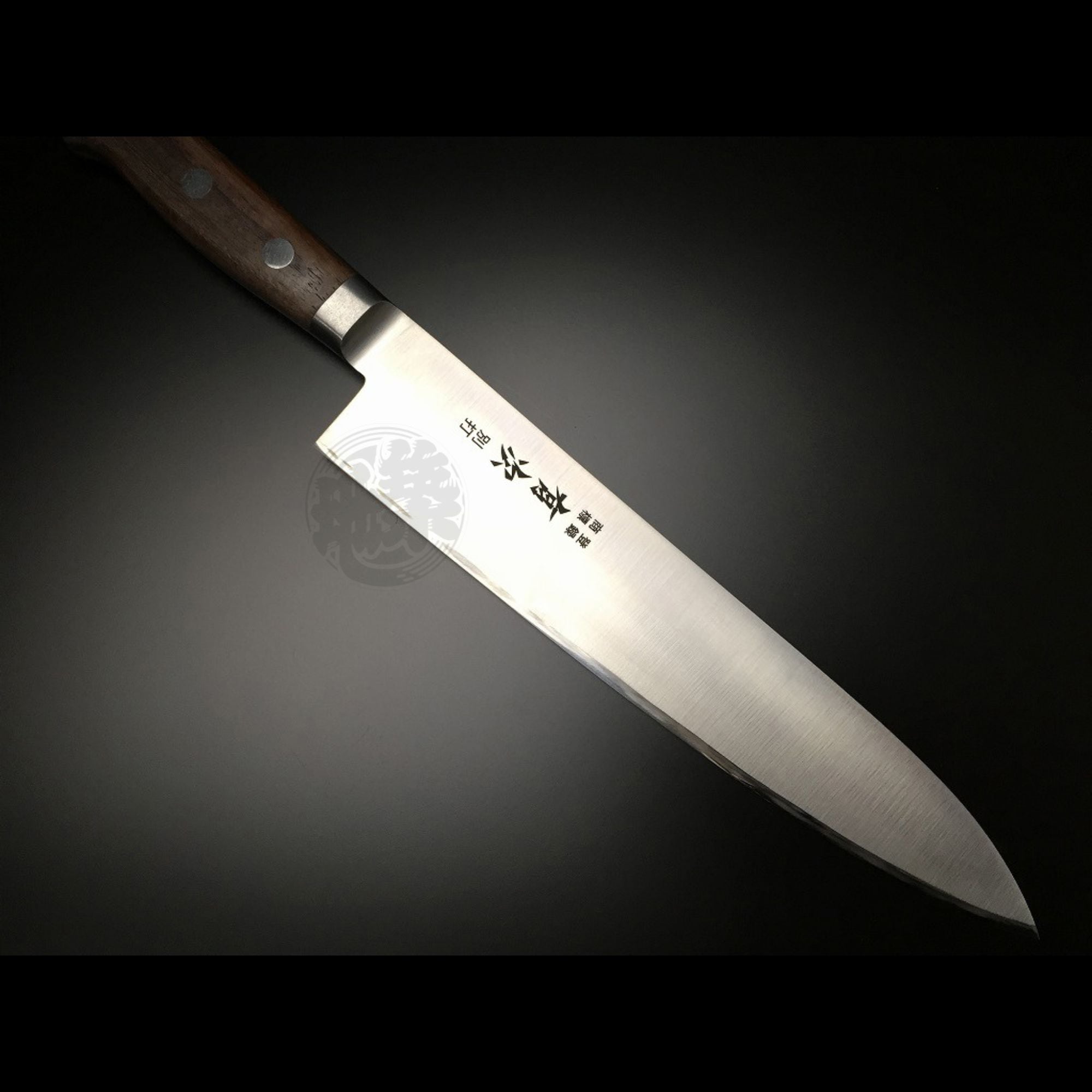 有次 包丁 牛刀 180mm 【名入れ/送料無料】 正規品 日本製 万能包丁 合金鋼 プロ仕様 料理人 愛用 箱入り プレゼント ギフト
