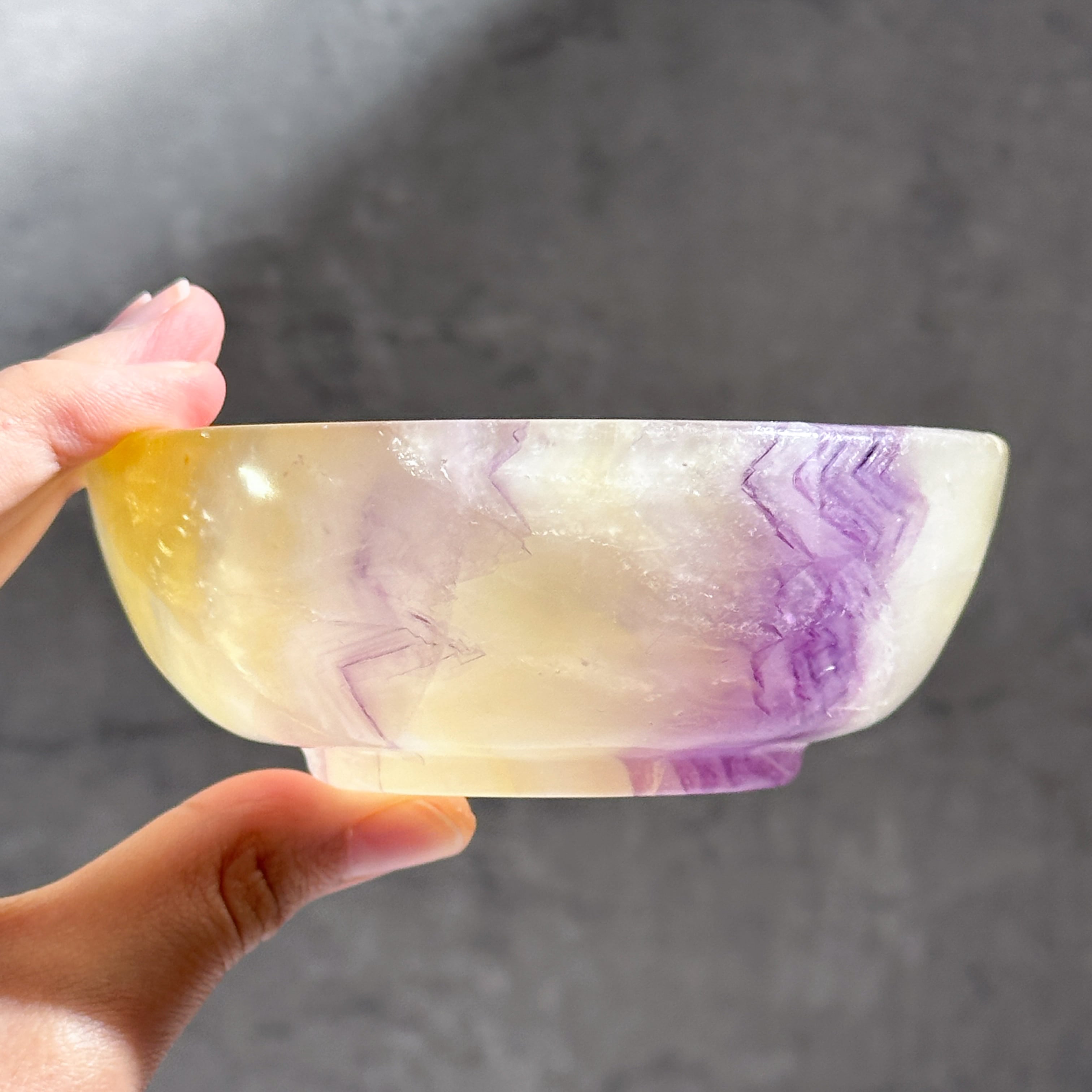レインボーフローライトのうつわ03◇ RainbowFluorite ◇天然石・鉱物